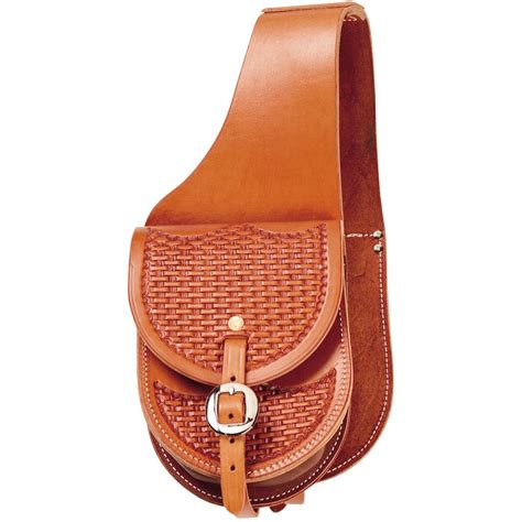 small leather saddle bags